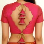 boat neck blouse design